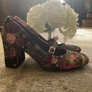Made in Italy Floral Heels